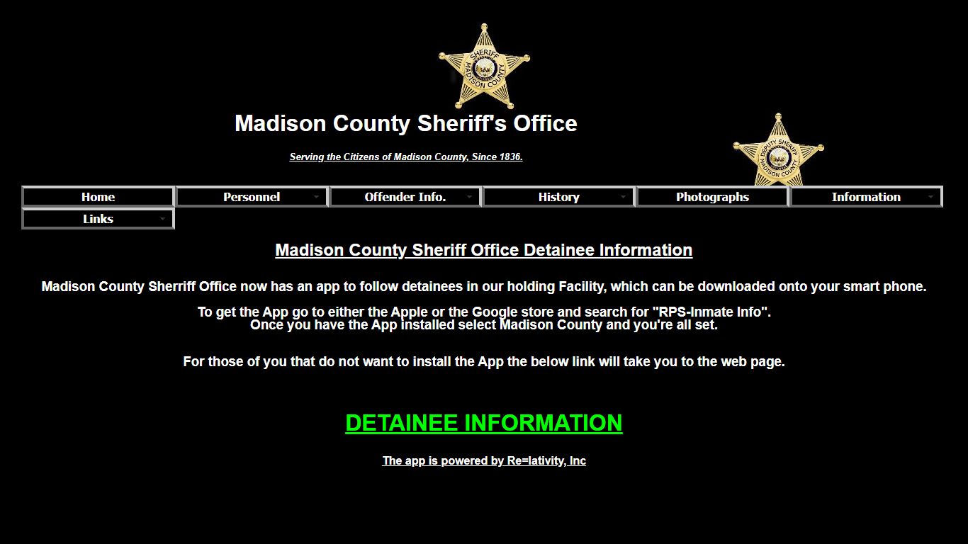 Madison County Sheriff's Office - MCSO Home